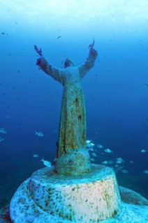 Bronze Statue Christ of the Deep