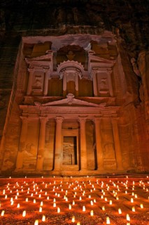 Petra by night