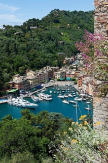 View from Castello Brown on Portofino Harbour