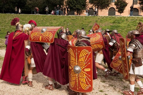 Traditional Group Roman Soldiers