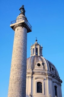 Trajan's Column with Statue of St. Peter