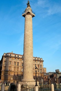 Trajan's Column with Statue of St. Peter