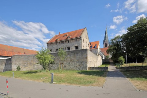 Prison and church tower of the Holy Cross Minster in Rottweil
