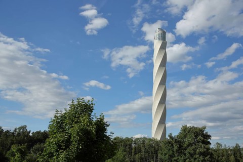 Thyssenkrupp TK Elevator test tower 242m built 2017 in Rottweil