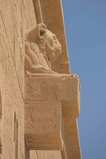 Lion-headed gargoyle