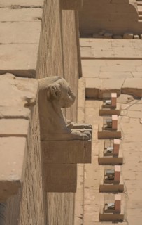 Lion-headed gargoyle