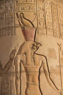 Relief of the falcon god Horus