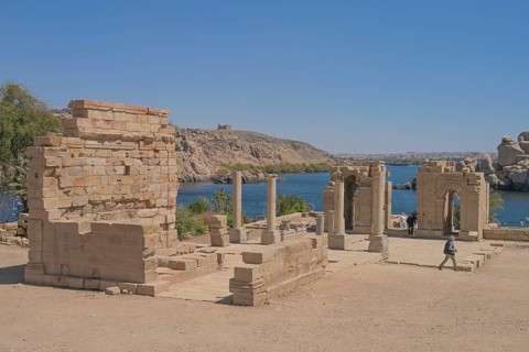 Temple of Augustus and Gate of Diocletian