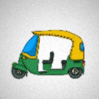 Pixel art tuk tuk icon