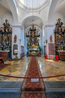 Main altar and side altars