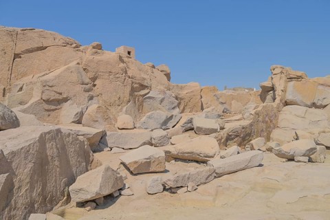 Rose granite quarry