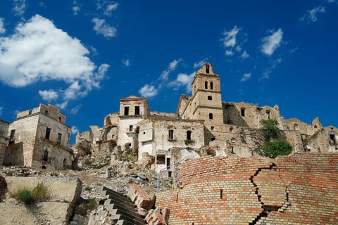 Abandoned mountain village of Craco