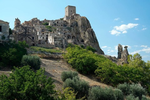 Abandoned mountain village of Craco