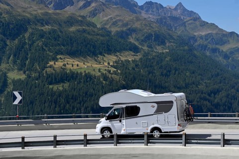 Gotthard Pass Motorhome