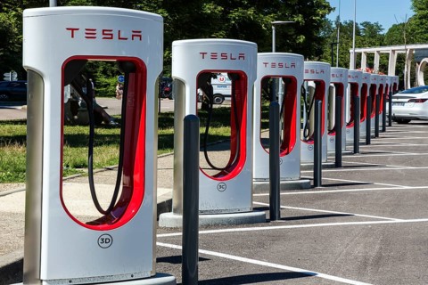 Charging stations for electric cars