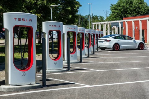 Charging stations for electric cars