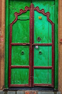 Wooden old door vintage texture background