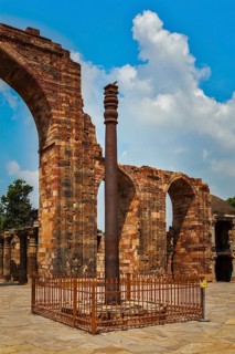 Iron pillar in Qutub complex