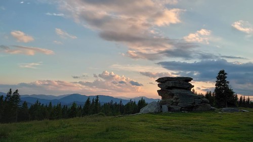 Evening atmosphere Teufelsstein
