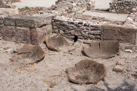 Ruins in The Temple of Apollon Smintheion