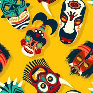 Tribal mask ethnic