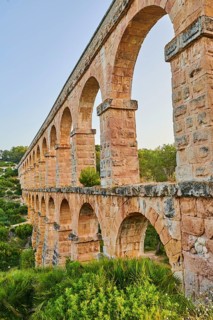 Old roman aqueduct