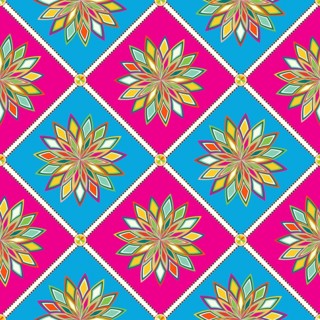Najdi style vector seamless pattern