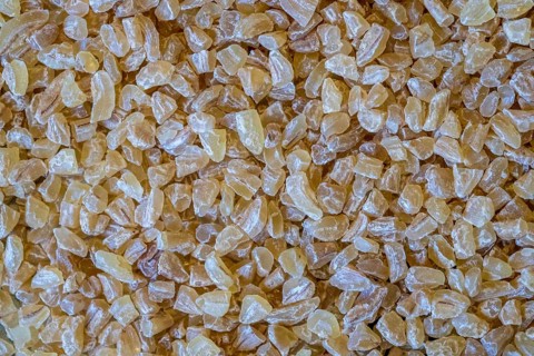 Macro view of bulgur