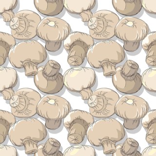 Mushrooms repeating pattern