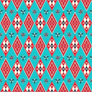 Najdi style vector seamless pattern