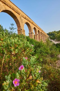 Old roman aqueduct