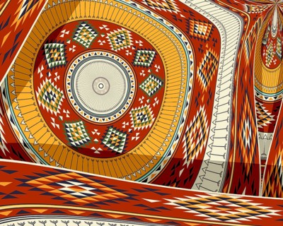American indian decorative background