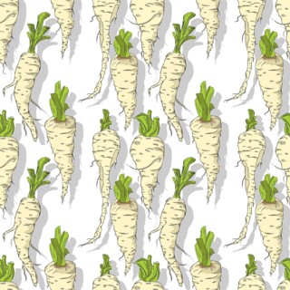 Parsnip roots repeating pattern