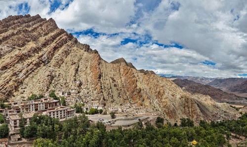Panorama of Hemis gompa