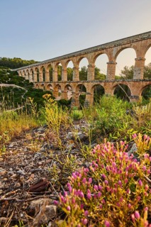 Old roman aqueduct