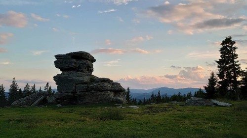 Evening atmosphere Teufelsstein