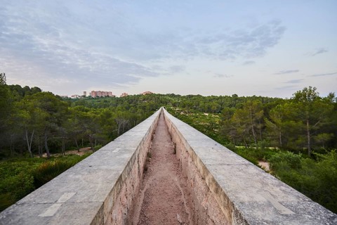 Old roman aqueduct