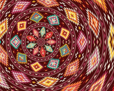 American indian decorative background