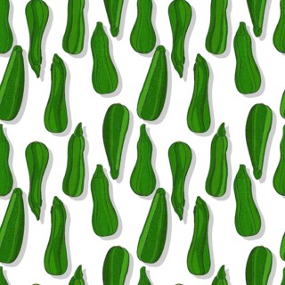Zucchini roots repeating pattern