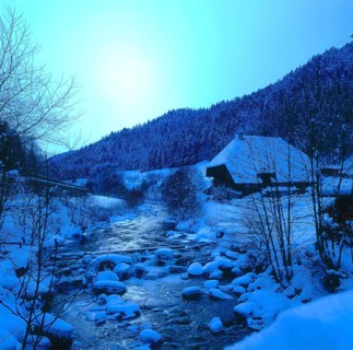 Winter evening mood
