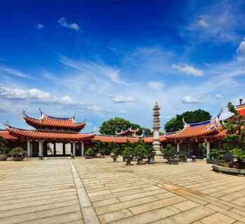 Gates of Lian Shan Shuang Lin Monastery