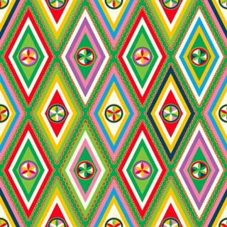 Najdi style vector seamless pattern