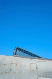 Side and detail view of airplane cabin