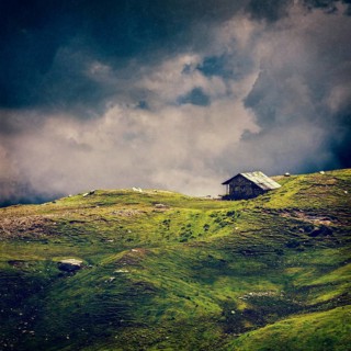 Serenity serene lonely scenery background concept