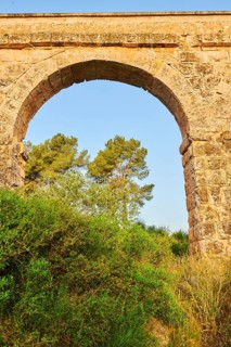 Old roman aqueduct
