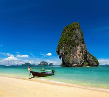 Thailand tropical vacation concept background