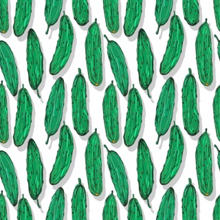 Cucumbers repeating pattern