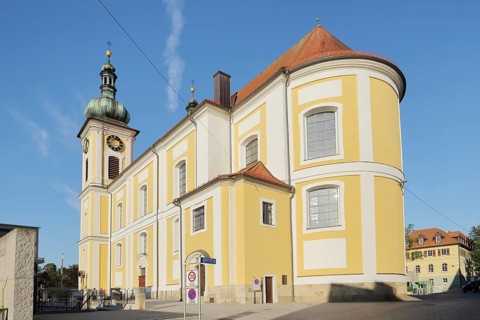 Baroque St. John's Church in Donaueschingen