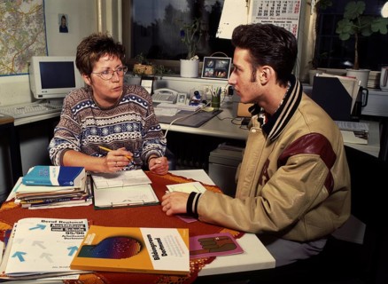 Dortmund: Vocational guidance at the employment office in Dortmund on 15. 9. 1995 . Germany