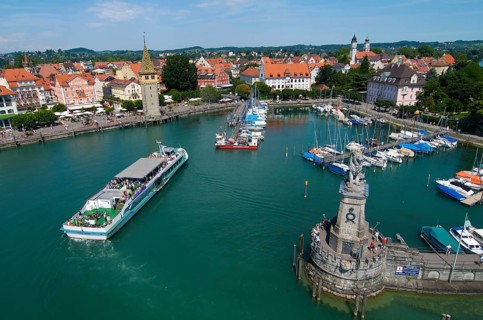Harbor with Mangturm tower